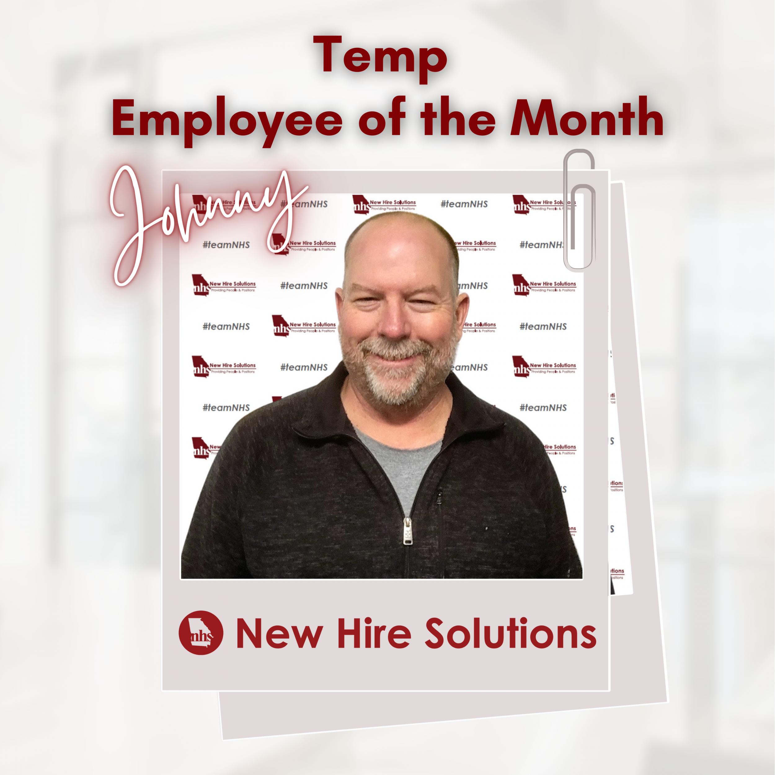 Photo for February\'s Temp Employee of the Month