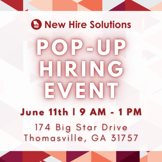 Photo for Thomasville Pop-Up Hiring Event on June 11th! 